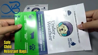 materiał opakowaniowy w plastikowej torebce