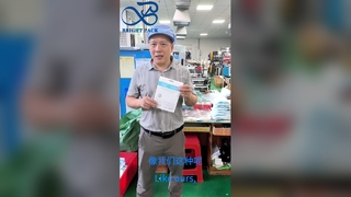 Plastikowa torba z przezroczystym okienkiem Trwała, zamykana torba wizualna do pakowania