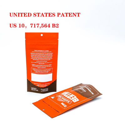 Zwiększone bezpieczne torby odporne na dzieci z odpornością na zapachy i samodzielnym plastikowym zamkiem z zamkiem