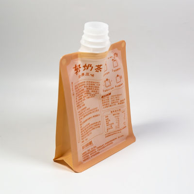 Logo Niestandardowe Drukowane worki z wytryskiem żywności Flip Spray worki z wytryskiem żywności sok opakowania worek