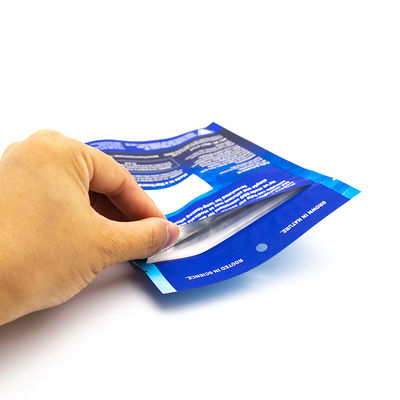 Trójstronny worek opakowaniowy z zamkiem antykoncepcyjnym dla dzieci