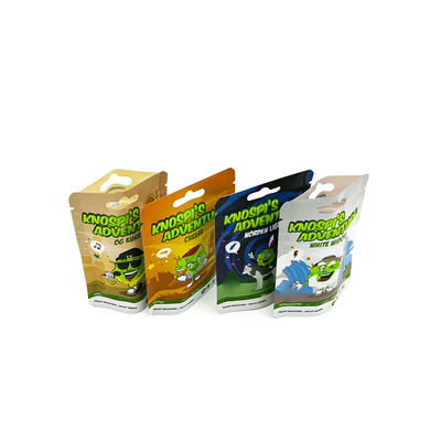 Aluminiowa folia Doypack Kolorowe drukowanie Niestandardowe ponownie zamknięte Stand Up Smell Proof Zipper Mylar Packaging Poch Bag