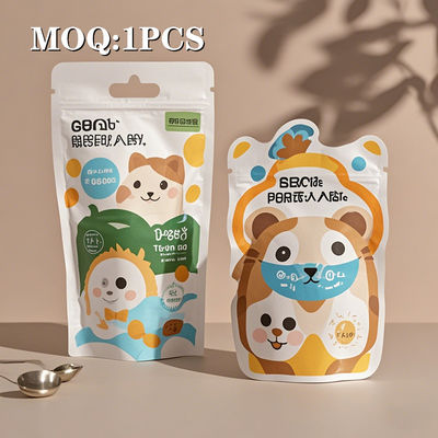 Wytrzymały worek z zamkiem Mylar dla chwastów z konstrukcją wycinkową