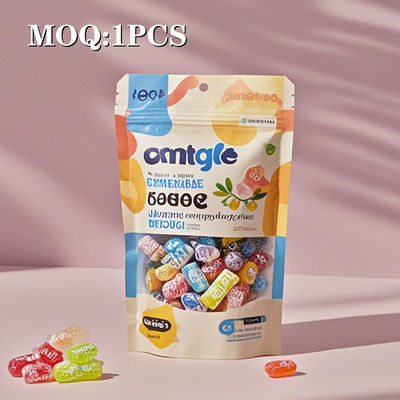 zamontowane, podlegające recyklingowi, biodegradowalne opakowania spożywcze, torby odporne na zapach, zamykane, z zipem, stand-up, torby z torbą mylar