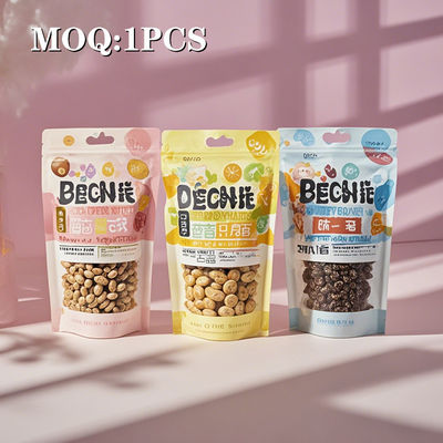 Odporny zamykanie zamka folia aluminiowa Stand up Pocket z otworem otworu dla przekąsek i żywności