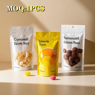 Zastosowany rozmiar Drukowane dziecięce opakowania żywnościowe Gummy candy Side Seal 3.5g Smell Proof Die Cut Mylar Bags