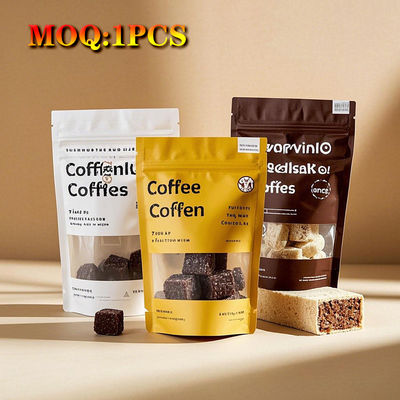 100 g 250 g 500 g 1 kg Recykling Recykling Stand Up Zipper Stand Up Zip Lock Food Bags For Coffee Snack Packing