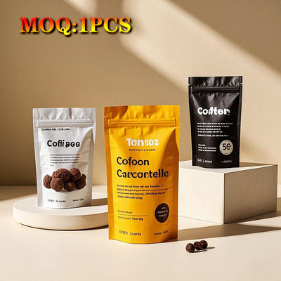 Niestandardowe wydrukowane błyszczące żart twarzy zapach Proof ponownie zamknięty zamek 3 boczne pieczęcie płaskie torba Mylar