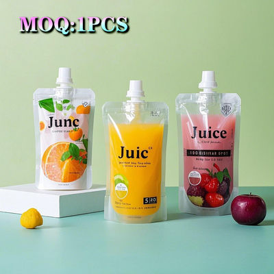 Wysokiej bariery Niestandardowy wydrukowany stojący Pudełko z wytryskiem Mleko Sok płynne opakowanie Pudełko z wytryskiem