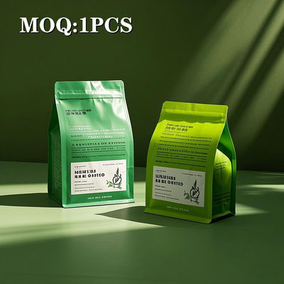 Wytrzymałe torby z płaskiej folii aluminiowej do herbaty i kawy