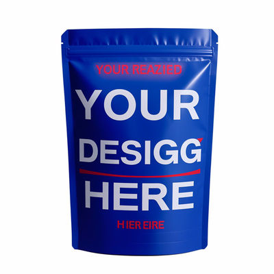 Niestandardowe torby Mylar o pojemności 3,5 g - ponownie zamykające się torby z folii aluminiowej z zamkiem do opakowań do ciasteczek odpornych na zapach i dzieci