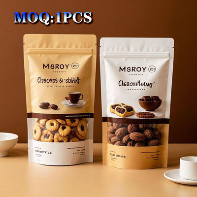 Zgodne z przepisami FDA opakowanie stand-up Mylar Zip-Lock Closure HD Custom Printing & Micro-Portion 1/8 oz Pojemność do pobierania próbek z gastronomicznych potraw