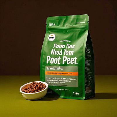 Zestawy z opakowaniami typu ziplock, certyfikowane ASTM, odporne na działanie dzieci, wydrukowane na zamówienie do żywności dla zwierząt domowych