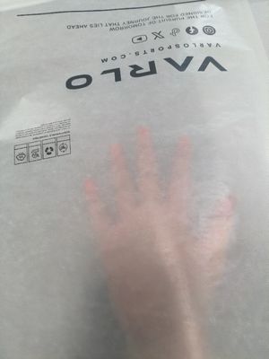 Wykorzystywalne i rozkładające się worki szklane samoprzylepne Zielone opakowania dla marek mody