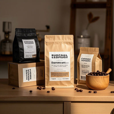 Mylar Ziplock Bags Wholesale Airtight Multi - Layer Pouches For Coffee Beans Bulk