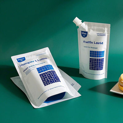 Customizable Spout Pouch with Zip Lock & Stand-up Design for Liquid Packaging | Eco-friendly & Leak-proof Food Grade Material