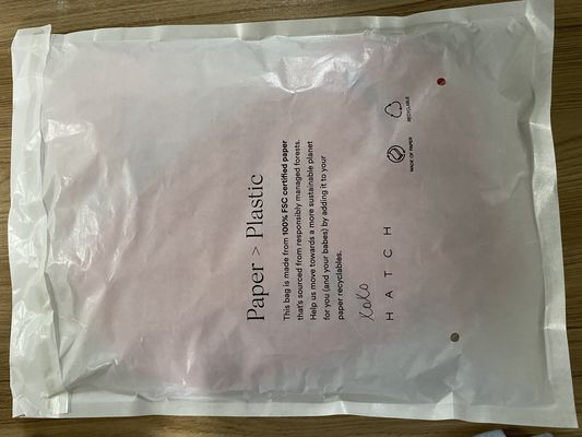 Niestandardowe zrównoważone biodegradowalne torebki papierowe do opakowań detalicznych