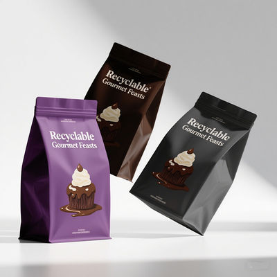 Modne 8-stronne opakowania zapieczętowane dla produktów zdrowotnych Kolory Pantone i drukowanie kodów QR