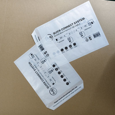 Bezpłatne plastikowe worki z szklanego papieru ekologiczne przejrzyste opakowania do piekarni