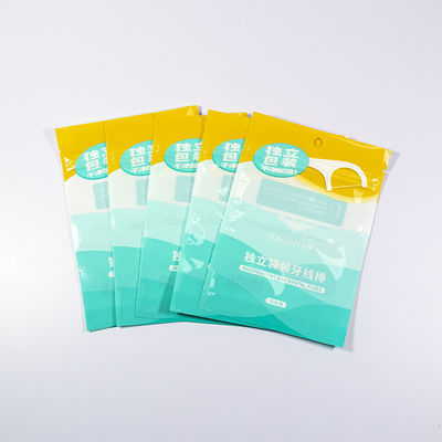 Private Label Floss Pouch Leak Proof Easy Tear Notch dla marek do pielęgnacji jamy ustnej