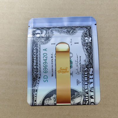 Dolarowa torebka z nadrukiem, zabezpieczona przed dziećmi, certyfikat ISO 8317, plomba zabezpieczająca przed manipulacją, niestandardowy hologram antyfałszywy