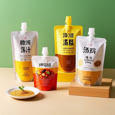 Zainstalowane plastikowe worki z wytryskiem, worki do pakowania żywności, worki z folii aluminiowej, worki Mylar, worki do podnoszenia się, worki do soku mlecznego