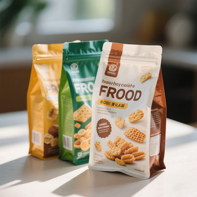 Niestandardowe, drukowane torby kompozytowe typu stand-up - Pełny CMYK i wykończenie Soft Touch