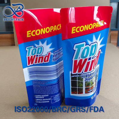 Ekologiczne torby trójwarstwowe do płynu do czyszczenia szyb - Materiał kompozytowy nadający się do recyklingu