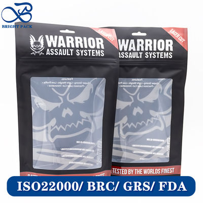 Wodoodporne worki Mylar Stand Up Pouches do pakowania odzieży z przezroczystymi okienkami w sprzedaży hurtowej.