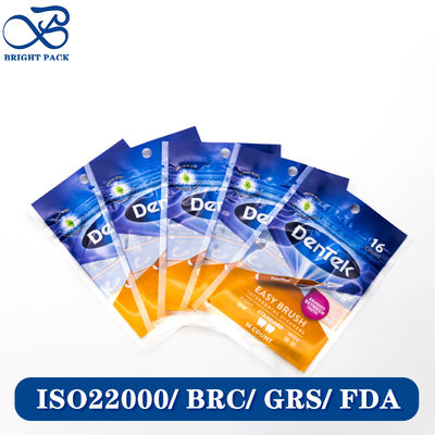 Cienkiego rozmiaru, trójstronny worek do opakowań z włókienem z indywidualną marką drukowaną i designem otworu.