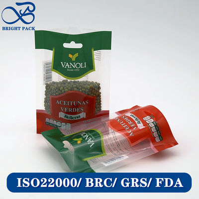 Przejrzysty plastikowy worek do opakowań żywnościowych do recyklingu, druk logo na zamówienie, sprzedaż bezpośrednia.