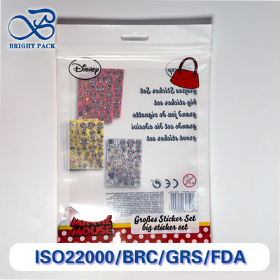 Niestandardowe drukowane torby zgrzewane z trzech stron do pakowania zabawek z przezroczystymi okienkami i warstwami antystatycznymi. Rabaty przy zamówieniach hurtowych.