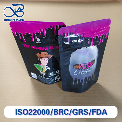 Wysokiej rozdzielczości druk, konfigurowalna grafika, torebki odporne na dzieci z widocznym okienkiem do pakowania farmaceutyków.