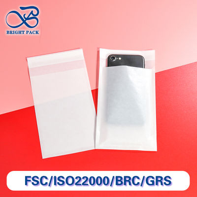 Niestandardowe papierowe torby z kalki technicznej, biodegradowalne opakowania odzieżowe