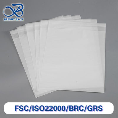 100% w pełni biodegradowalne białe przezroczyste torebki papierowe do pakowania skarpetek
