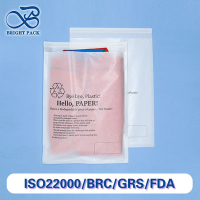 40G Mrożone Torby z Papieru Pergaminowego na Odzież z Nadrukiem Logo na Zamówienie