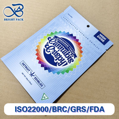 Certyfikowane worki odporne na działanie dzieci Wielowarstwowe opakowania złożone z osłoną odporną na zakłócenia Rozmiary niestandardowe Grubość Drukowanie CPSC ISO for Pharma