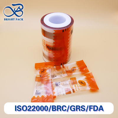 Ekologiczne, przejrzyste, drukowane folie rolkowe, kolorystyczne dla zrównoważonego opakowania żywności