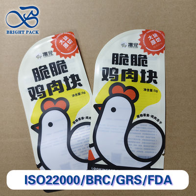 Wypakowane worki z kurczakiem z wysokiej bariery