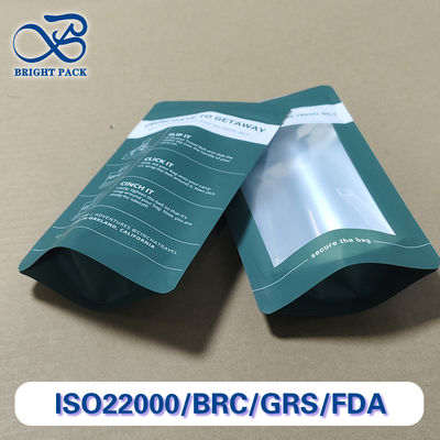 Płaskie torby do pakowania żywności z oknem, szerokość 10cm-50cm