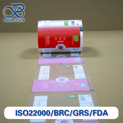 Folia mrożona nadająca się do recyklingu i kompostowania z możliwością personalizacji nadruku i przezroczystą powierzchnią do pakowania żywności.