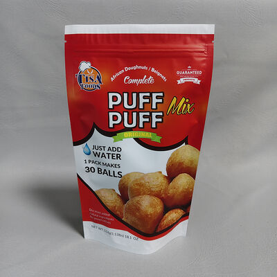 Niestandardowy nadruk, wysokobarierowa torebka stojąca z zamykanym na suwak