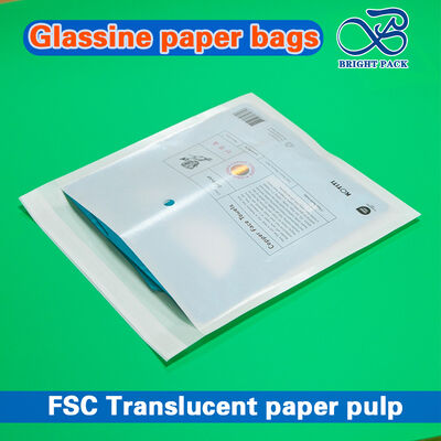 Wysoka Przezroczystość 100% Biodegradowalne Torebki z Papieru Glassine z Możliwością Personalizacji do Ekologicznych Opakowań
