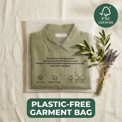 Biodegradowalny worek szklany domowy kompostowalny opakowanie odzieży ekologiczna odzież torba odzież do certyfikowanego tłuszczu do recyklingu