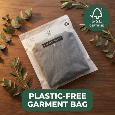 Luxury Glassine Bags Wholesale China for Certified Eco-Friendly Biodegradable Recyclable Clothing Packaging Apparel Bag