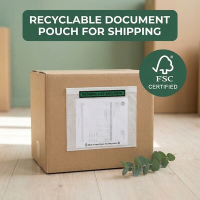 Wykaz opakowań podlegających recyklingowi Koperta Papierowy Dokument Załączony Plastikowy bez samoprzylepny Etykieta wysyłkowa Worek FSC