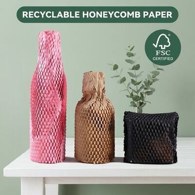 Zrównoważony biodegradowalny zwoj z pąków miodnych, podlegający recyklingowi do certyfikowanego papieru podkładkowego, przyjazny dla środowiska, wypełniający próżnię
