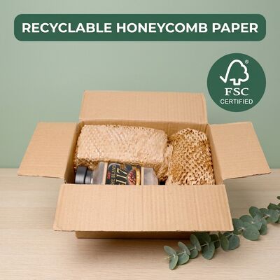 Perforowany papier z pączków miodnych Roll Kraft wrap z pączków miodnych Expandable cushioning paper for Packing