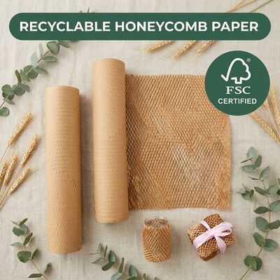 Folia o strukturze plastra miodu do amortyzacji mebli Folia ochronna w rolce papieru do wysyłki dużych przedmiotów